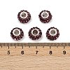 Resin Rhinestone Beads CPDL-H001-10x7mm-5-3