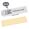 430 Stainless Steel Sign Stickers STAS-GF0001-06B-2