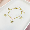 Stainless Steel Ocean Aniamls Charm Anklets WGE5C5C-02-1