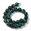 Natural Dragon Veins Agate(Dyed & Heated) Beads Strands G-K390-A04-01-4