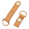 Leather Short Suspension Clasps PURS-WH0008-13B-1