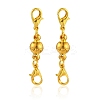 Brass Magnetic Clasps KK-YW0001-56G-1