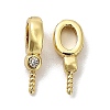Brass Micro Pave Cubic Zirconia Cup Pearl Peg Bails Pin Pendants KK-S397-01A-1