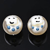 ABS Plastic Imitation Pearl Beads KY-N015-109-3