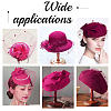 Polyester Birdcage Bridal Veil Netting with Chenille Dot AJEW-WH0471-103C-05-6