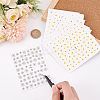 10 Sheets 5 Style PET Nail Art Stickers MRMJ-OC0003-08-3