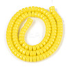 Opaque Solid Color Glass Beads Strands LS-GLAA-N026-3x6mm-03-2