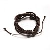 Adjustable Genuine Leather Cord Braided Multi-Strand Bracelets BJEW-M169-05-2