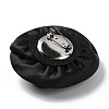 Flower Cloth with Plastic Pearl Brooch Pin JEWB-K013-01P-01-2