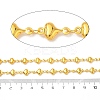 Rack Plating 304 Stainless Steel Heart Link Chains CHS-N009-01A-G-3