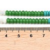Glass & Natural White Shell & Dyed Howlite Beads Strands G-Z135-C08-2x4mm-6