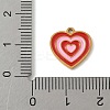 304 Stainless Steel Enamel Charms STAS-P388-19E-G-3