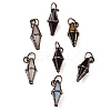 Natural & Synthetic Mixed Gemstone Pendants G-B149-06R-1