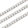 925 Sterling Silver Clear Cubic Zirconia Chains STER-C016-02A-P02-1