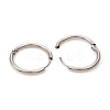 Tarnish Resistant 201 Stainless Steel Huggie Hoop Earrings LS-EJEW-L250-01K-P-3