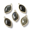 Natural Labradorite Pendants X-G-B009-01G-R-1