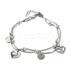 304 Stainless Steel Multi-strand Bracelets BJEW-Q038-08P-4