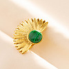 Adjustable 304 Stainless Steel Cuff Open Rings for Women EY4834-7-1