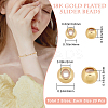 40Pcs 2 Style Brass Beads KK-BBC0001-58-2