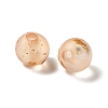 Frosted Transparent Acrylic Beads OACR-F013-12E-2