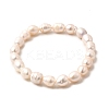 Natural Cultured Freshwater Pearl Beads Stretch Bracelets for Women BJEW-JB12302-2