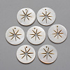 Natural Freshwater Shell Pendants SHEL-R021-04-1