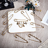 30Pcs Iron Brooch Findings  FIND-SC0020-46AB-4