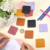 12Pcs 6 Colors Imitation Leather Book Bookmarks AJEW-CL0002-10-3