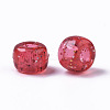 Transparent Acrylic European Beads MACR-N008-14-3