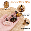 4Pcs 4 Style Oval Gemstone Car Air Vent Clips JEWB-AB00027-4