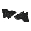 Natural Black Gold Gemstone Carved Beads G-G202-02-2