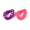 Opaque Spray Opaque Spray Painted Acrylic Crystal Rhinestone Linking Rings OACR-T031-01M-A-2