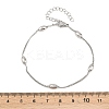 201 Stainless Steel Curb Chain Bracelets for Women LS-BJEW-G767-01A-P-5