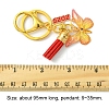 Acrylic & Alloy Enamel Keychain KEYC-FS00026-06-2