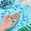 Natural Akoya Shell Dyed Disc Charms SHEL-WH0005-05B-4