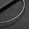 Non-Tarnish Casual Style 304 Stainless Steel Choker Necklaces STAS-O037-02P-3
