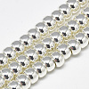 Electroplate Non-magnetic Synthetic Hematite Beads Strands G-Q465-38S-1