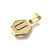 304 Stainless Steel Charms STAS-H227-01G-U-2