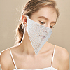 Triangle Alloy Headwear Masquerade Masks AJEW-WH20067-054S-4