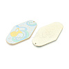 Rack Plating Alloy and Enamel Big Pendants ENAM-T021-29K-2