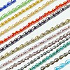 Electroplate Glass Beads Strands EGLA-D015-15x10mm-35-1