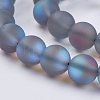 Synthetic Moonstone Beads Strands G-F430-02-8mm-3