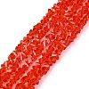 Transparent Glass Beads Strands GLAA-N018-3mm-08-1