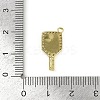 Brass Micro Pave Cubic Zirconia Pendants KK-M322-31G-3