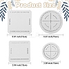 4Pcs 4 Styles EVA Braiding Disc Disk TOOL-YW0001-84-2