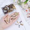75Pcs 10 Styles Alloy Cord Ends FIND-ME0003-03-3