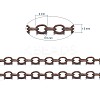 Brass Cable Chains X-CHC-034Y-R-NF-3