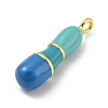 Brass Enamel Pendants X-KK-E093-03G-I-2