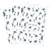 3Pcs Flower ABS Plastic Self Adhesive Nail Art Stickers MRMJ-SP0001-23-1