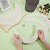 Plastic Hat Brim Board for Peaked Cap DIY-WH0060-83-3
